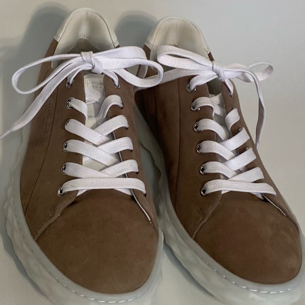 Jimmy Cho Women's Diamond Suede Sneakers brand new, no box